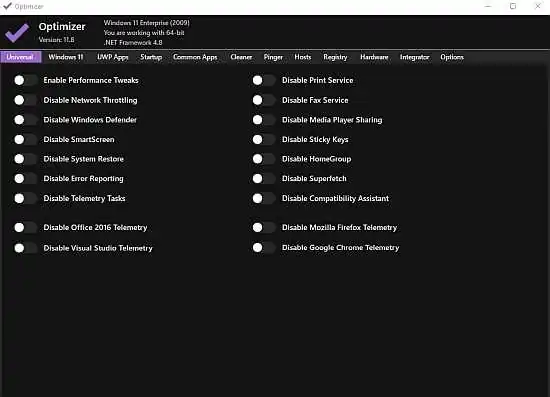 optimizer-portable optimizer-portable